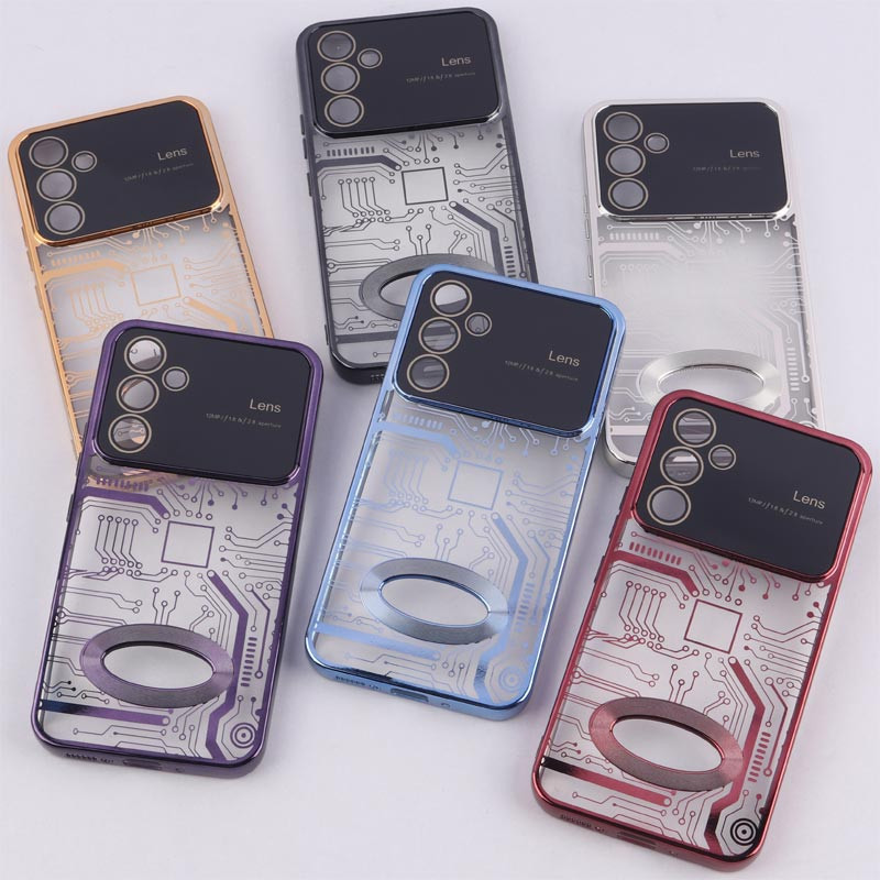 قاب My Case شفاف طرح دار Lens Aperture محافظ لنزدار Samsung Galaxy A54