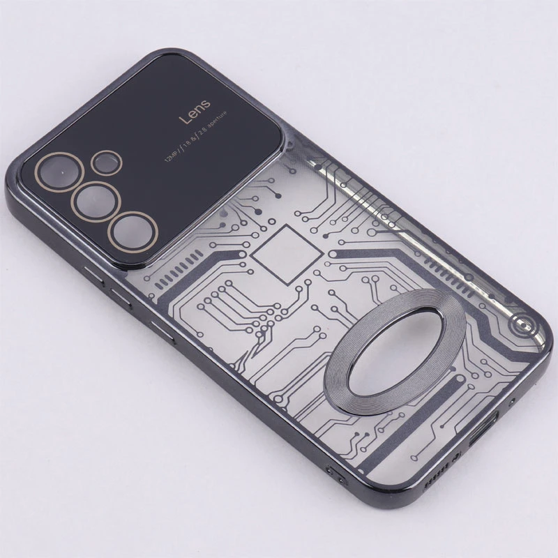 قاب My Case شفاف طرح دار Lens Aperture محافظ لنزدار Samsung Galaxy A54