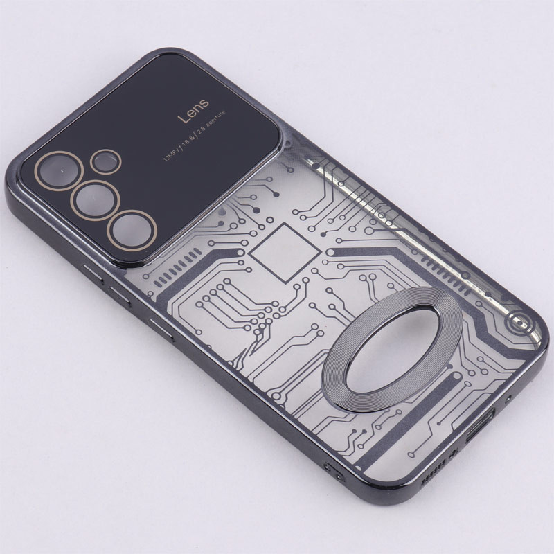 قاب My Case شفاف طرح دار Lens Aperture محافظ لنزدار Samsung Galaxy A54