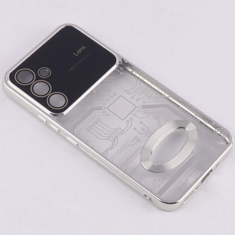 قاب My Case شفاف طرح دار Lens Aperture محافظ لنزدار Samsung Galaxy A54