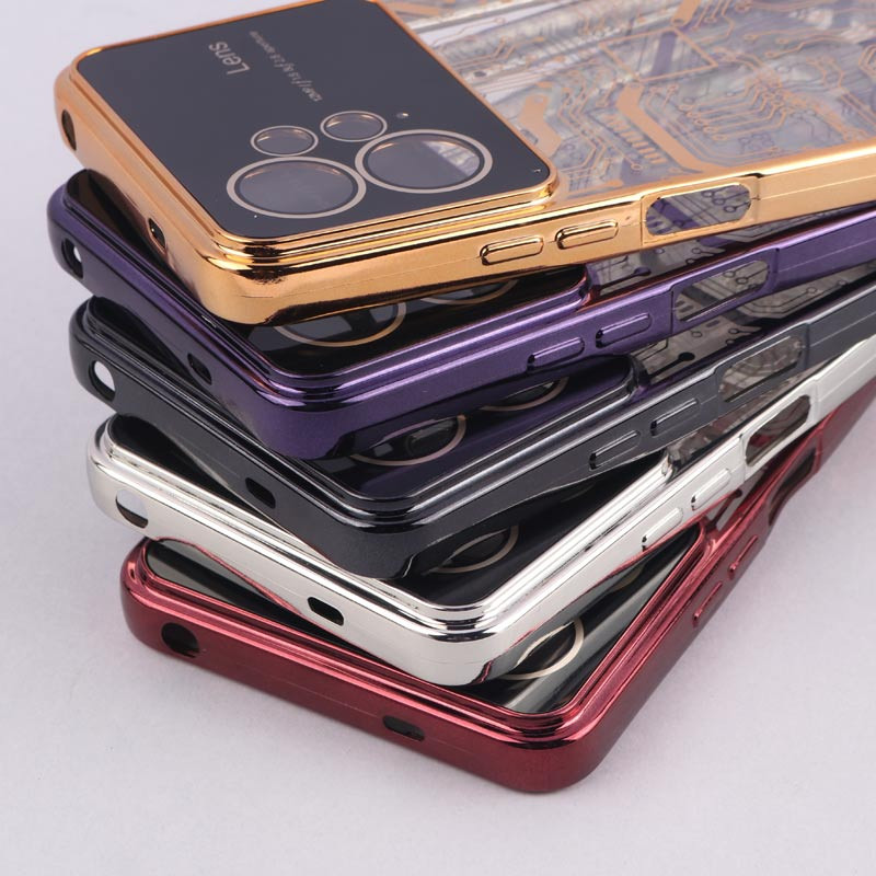 قاب My Case شفاف طرح دار Lens Aperture محافظ لنزدار Xiaomi Redmi Note 12 4G