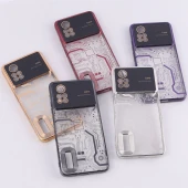 قاب My Case شفاف طرح دار Lens Aperture محافظ لنزدار Xiaomi Redmi Note 12 Pro 4G