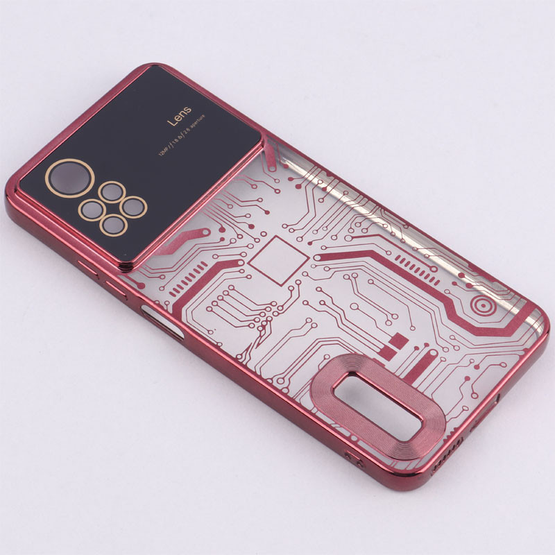قاب My Case شفاف طرح دار Lens Aperture محافظ لنزدار Xiaomi Redmi Note 12 Pro 4G