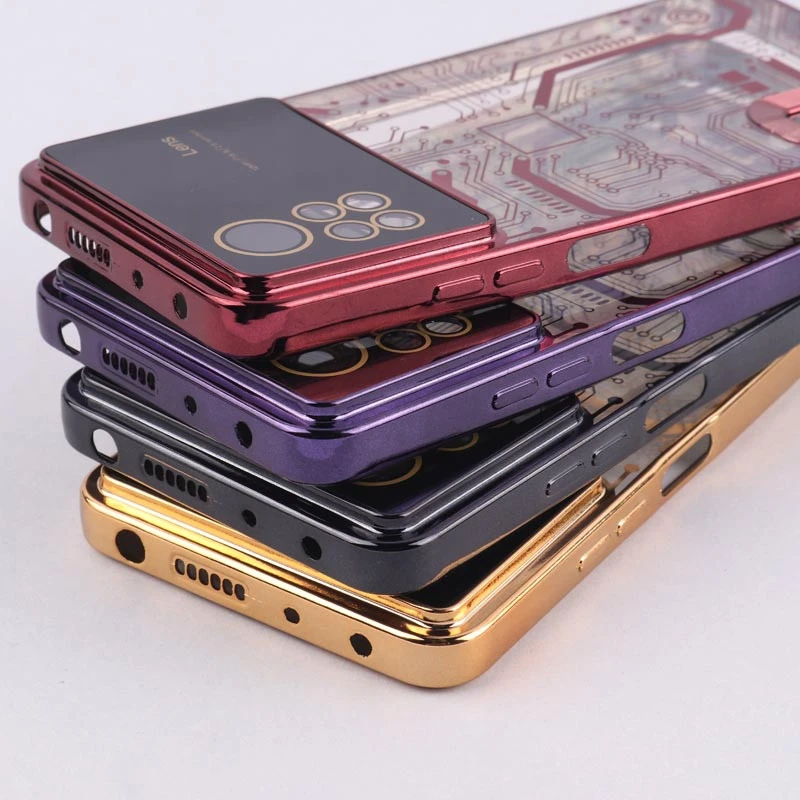 قاب My Case شفاف طرح دار Lens Aperture محافظ لنزدار Xiaomi Redmi Note 12 Pro 4G