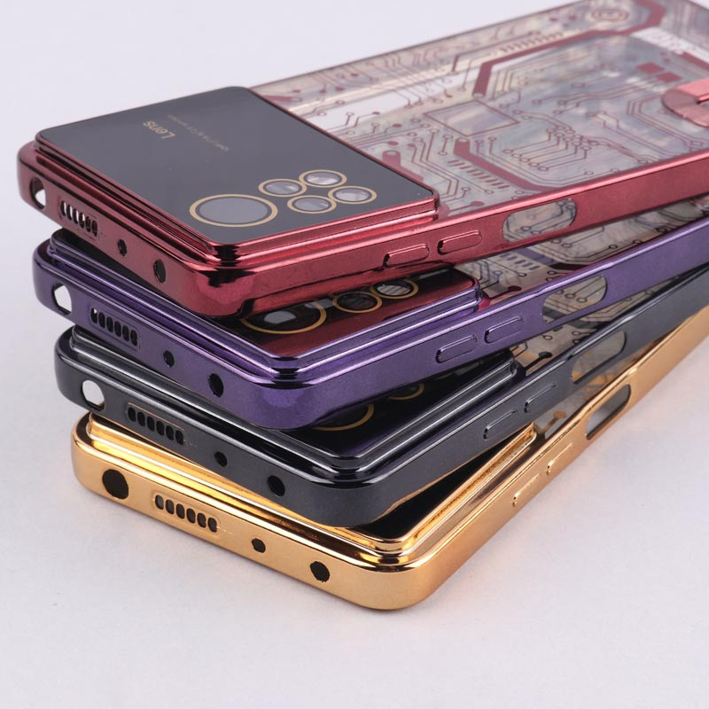 قاب My Case شفاف طرح دار Lens Aperture محافظ لنزدار Xiaomi Redmi Note 12 Pro 4G