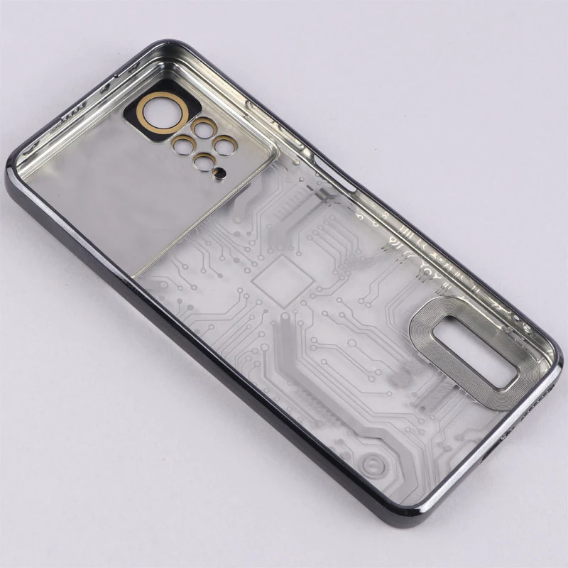 قاب My Case شفاف طرح دار Lens Aperture محافظ لنزدار Xiaomi Redmi Note 12 Pro 4G