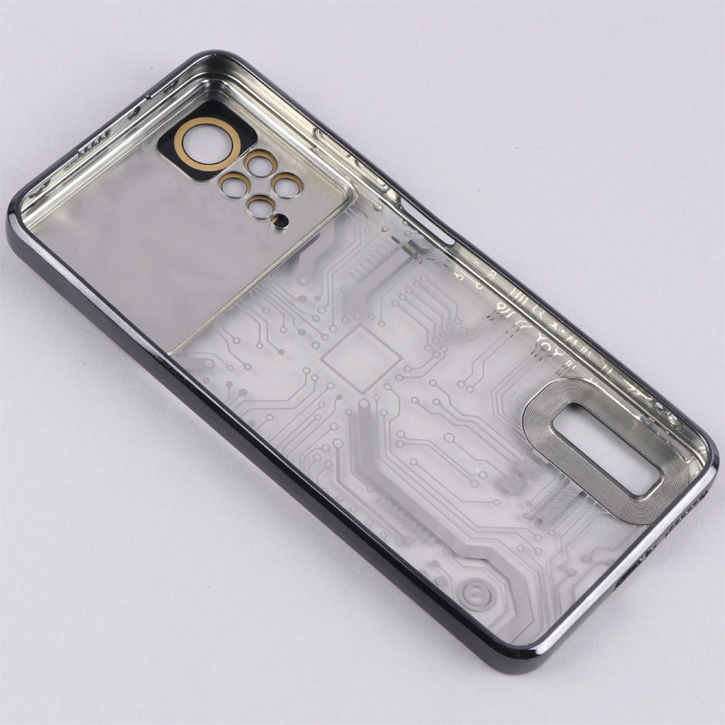قاب My Case شفاف طرح دار Lens Aperture محافظ لنزدار Xiaomi Redmi Note 12 Pro 4G