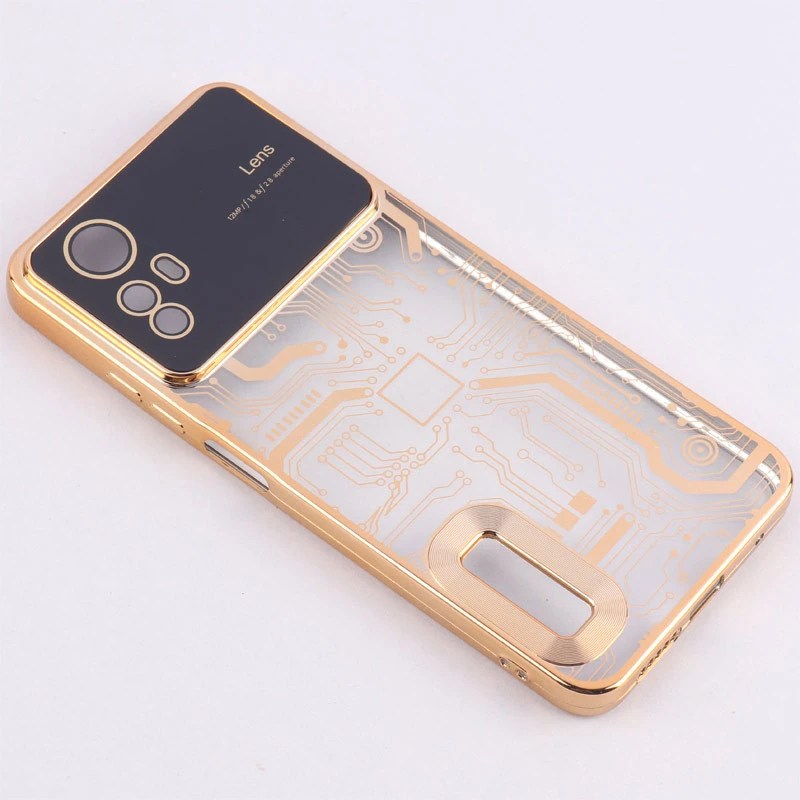 قاب My Case شفاف طرح دار Lens Aperture محافظ لنزدار Xiaomi Redmi Note 12S