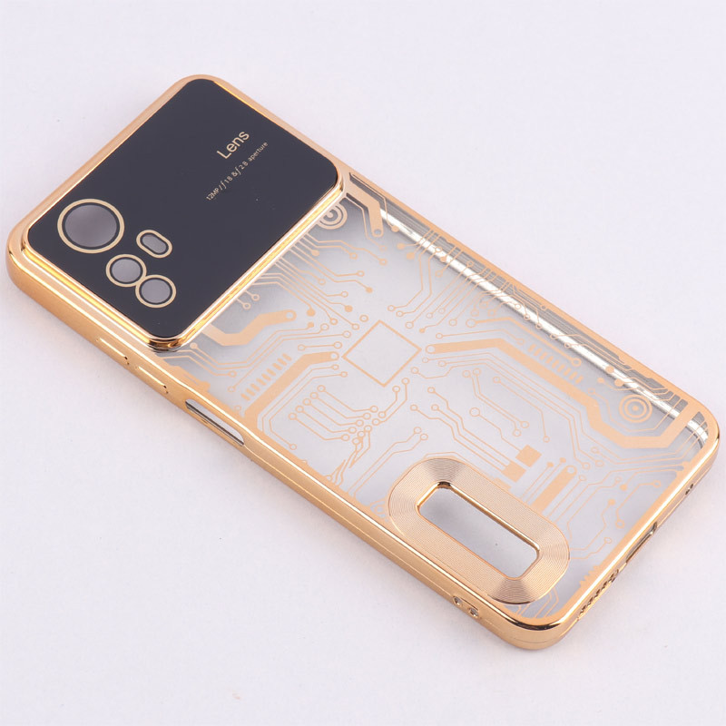 قاب My Case شفاف طرح دار Lens Aperture محافظ لنزدار Xiaomi Redmi Note 12S