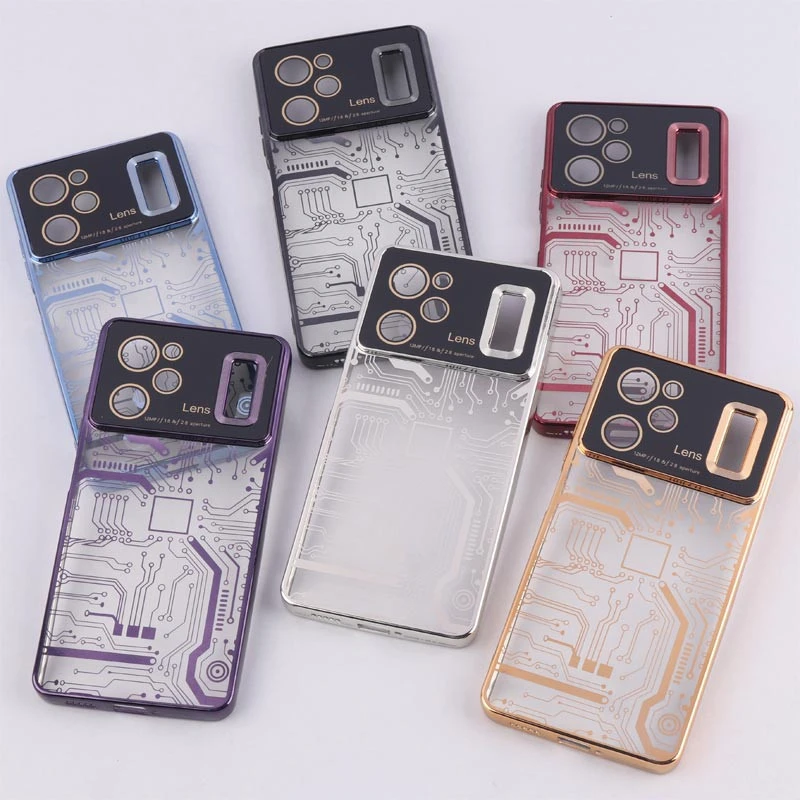 قاب My Case شفاف طرح دار Lens Aperture محافظ لنزدار Xiaomi Poco X5 Pro