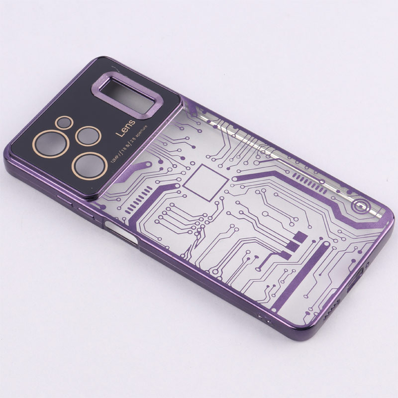قاب My Case شفاف طرح دار Lens Aperture محافظ لنزدار Xiaomi Poco X5 Pro