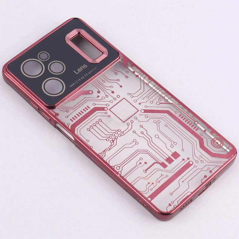 قاب My Case شفاف طرح دار Lens Aperture محافظ لنزدار Xiaomi Poco X5 Pro
