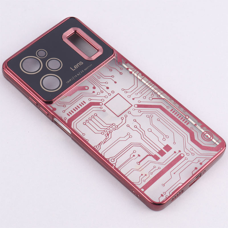 قاب My Case شفاف طرح دار Lens Aperture محافظ لنزدار Xiaomi Poco X5 Pro