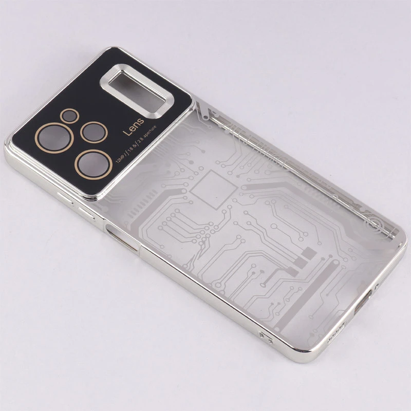 قاب My Case شفاف طرح دار Lens Aperture محافظ لنزدار Xiaomi Poco X5 Pro