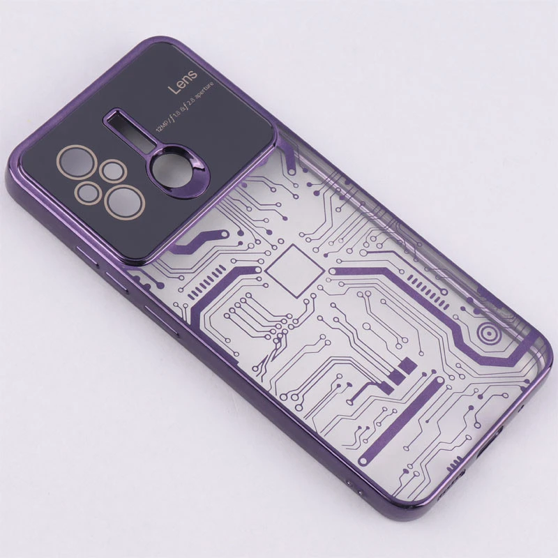قاب My Case شفاف طرح دار Lens Aperture محافظ لنزدار Xiaomi Redmi 12C