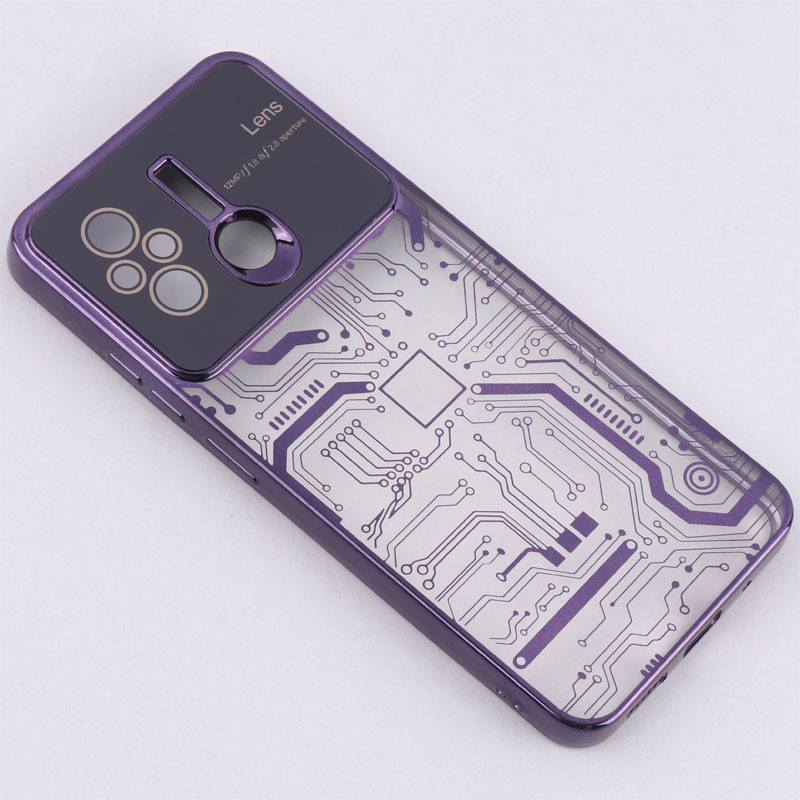 قاب My Case شفاف طرح دار Lens Aperture محافظ لنزدار Xiaomi Redmi 12C
