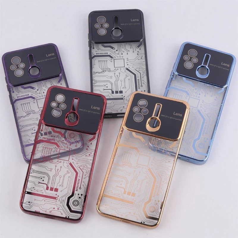 قاب My Case شفاف طرح دار Lens Aperture محافظ لنزدار Xiaomi Redmi 12C