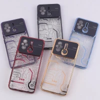 قاب My Case شفاف طرح دار Lens Aperture محافظ لنزدار Xiaomi Redmi 12C