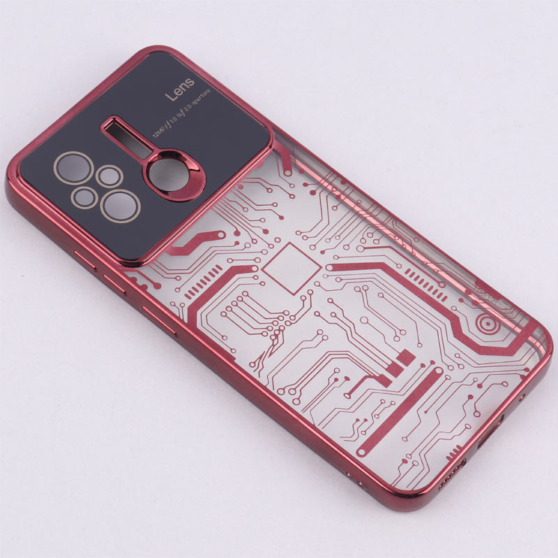 قاب My Case شفاف طرح دار Lens Aperture محافظ لنزدار Xiaomi Redmi 12C