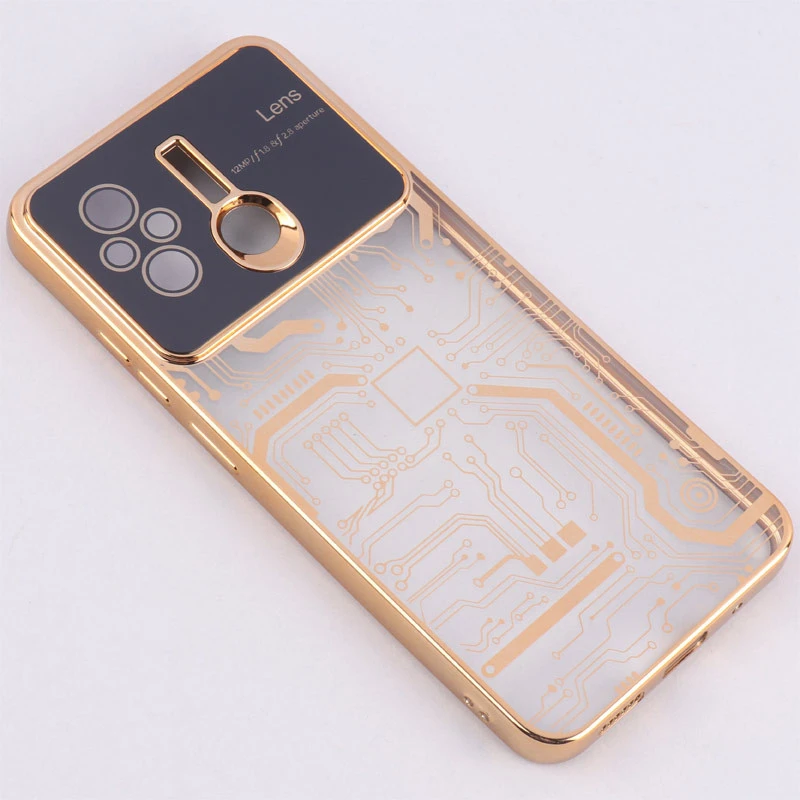 قاب My Case شفاف طرح دار Lens Aperture محافظ لنزدار Xiaomi Redmi 12C