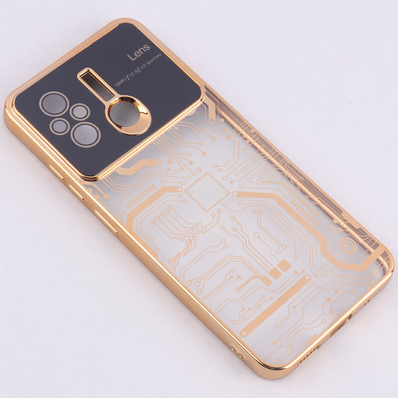قاب My Case شفاف طرح دار Lens Aperture محافظ لنزدار Xiaomi Redmi 12C
