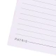کاغذ A4 خط دار Patris کد 1440 بسته 50 عددی