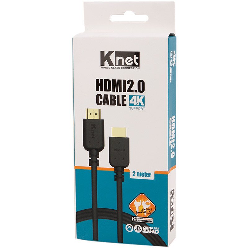 کابل K-net K-CH200020 HDMI v2.0 4K 2M