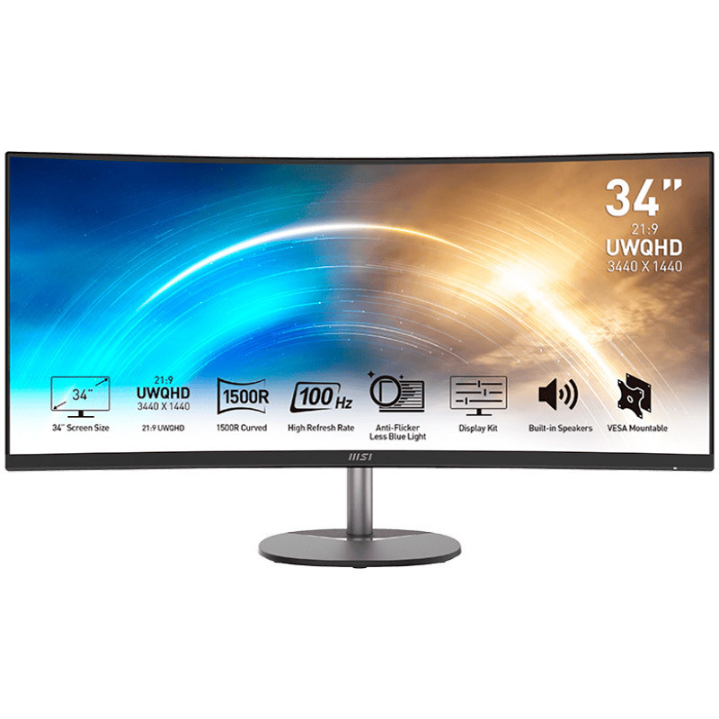 مانیتور خمیده ام اس ای PRO MP341CQ سایز 34 اینچ