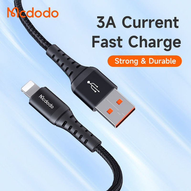 کابل آیفونی فست شارژ Mcdodo CA-2260 3A 20CM