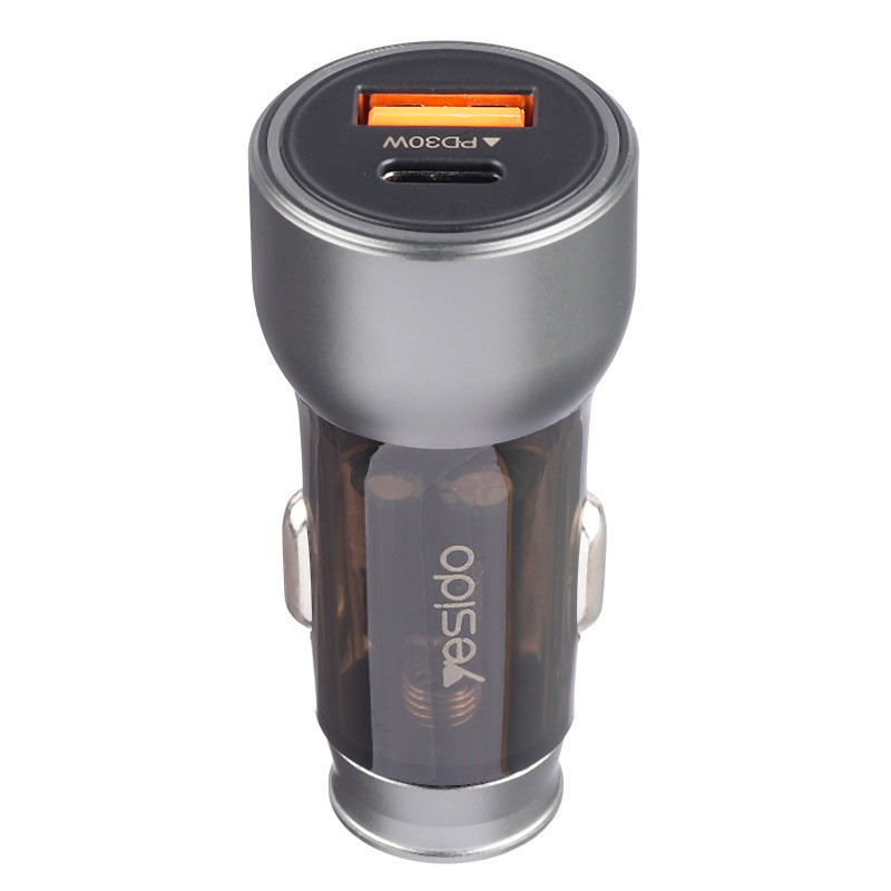 شارژر فندکی فست شارژ Yesido Y49 QC3.0 PD 3A 30W
