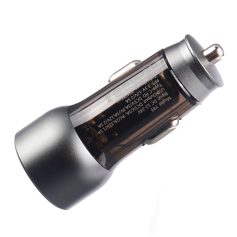 شارژر فندکی فست شارژ Yesido Y49 QC3.0 PD 3A 30W