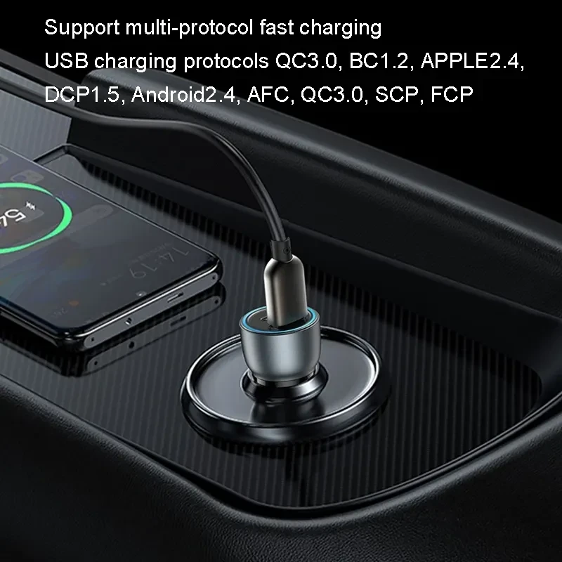 شارژر فندکی فست شارژ Yesido Y49 QC3.0 PD 3A 30W
