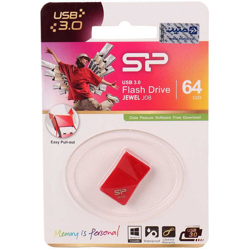 فلش 64 گیگ سیلیکون پاور Silicon Power Jewel J08 USB 3.0