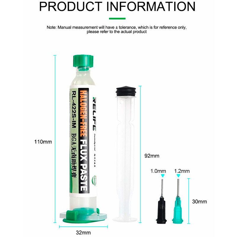 خمیر فلکس سرنگی Relife RL-422S-IM 10ml