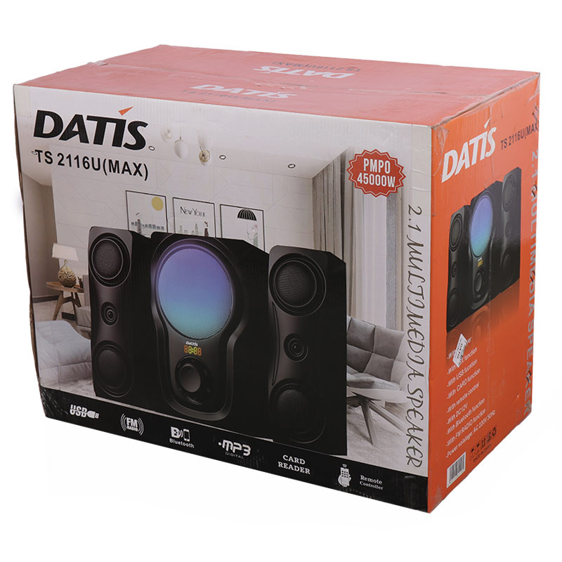 اسپیکر بلوتوثی رم و فلش خور Datis TS 2116U Max + ریموت کنترل