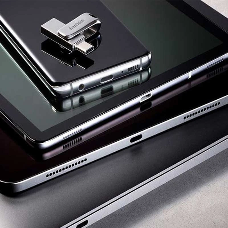 فلش 512 گیگ سن دیسک SanDisk Dual Drive Luxe OTG Type-C USB3.2