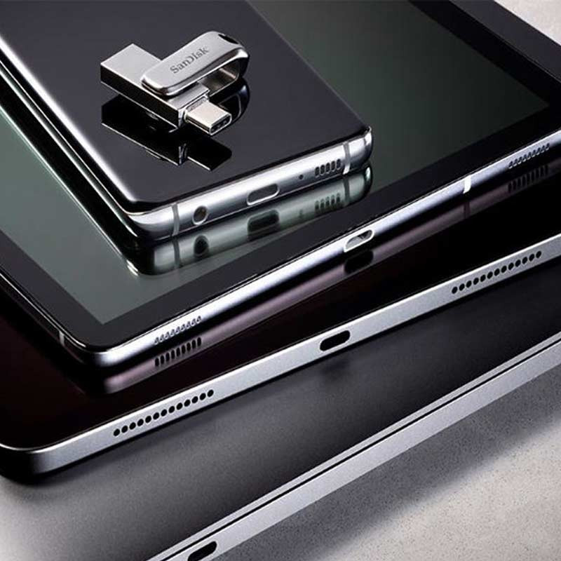فلش 512 گیگ سن دیسک SanDisk Dual Drive Luxe OTG Type-C USB3.2