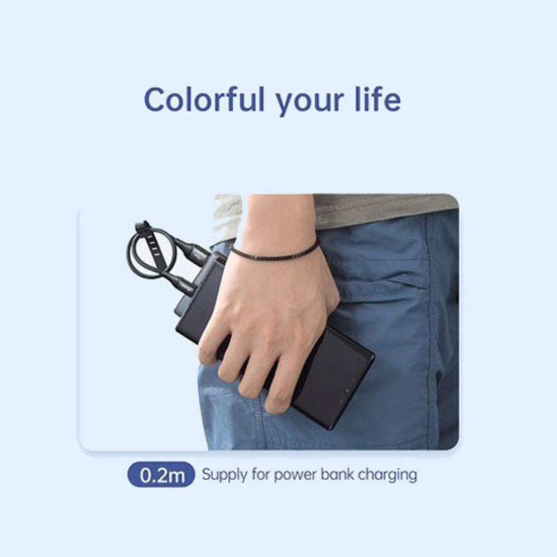 کابل کوتاه آیفونی فست شارژ Mcdodo CA-183 3A 20cm