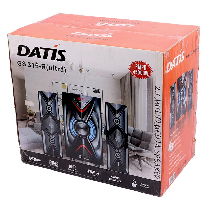 اسپیکر بلوتوثی رم و فلش خور Datis GS315-R Ultra + ریموت کنترل