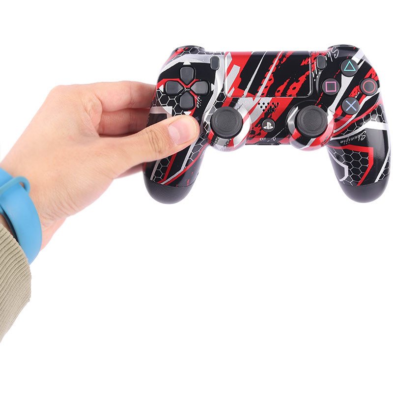 دسته بازی بی سیم SONY PlayStation 4 DualShock 4 High Copy طرح مشکی قرمز