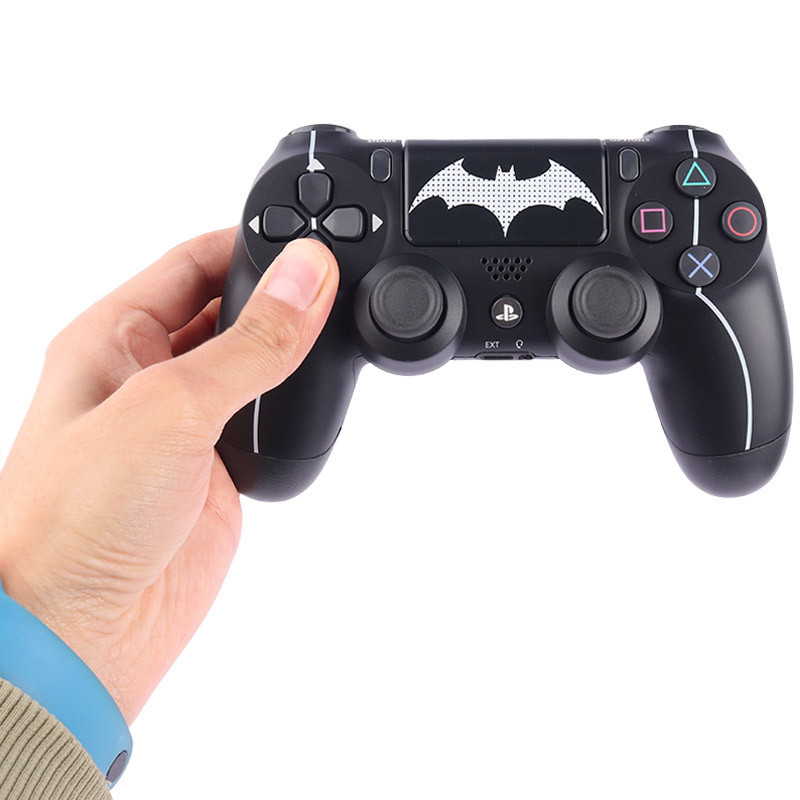 دسته بازی بی سیم SONY PlayStation 4 DualShock 4 High Copy طرح بتمن مشکی سفید