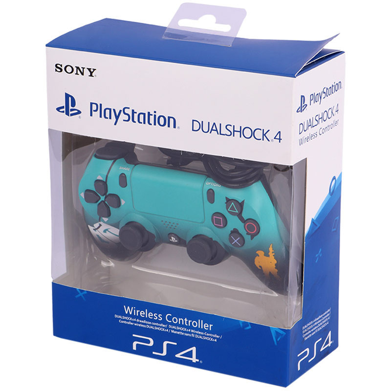 دسته بازی بی سیم SONY PlayStation 4 DualShock 4 High Copy طرح کانتر مشکی سبز