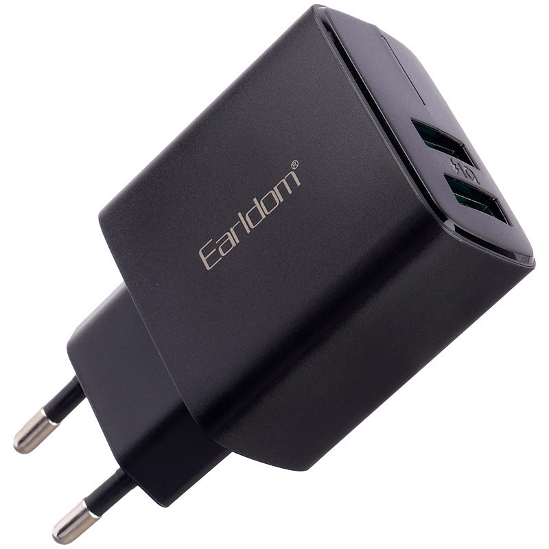 شارژر دیواری فست شارژ Earldom ES-EU15 2.4A 12W + کابل تایپ سی