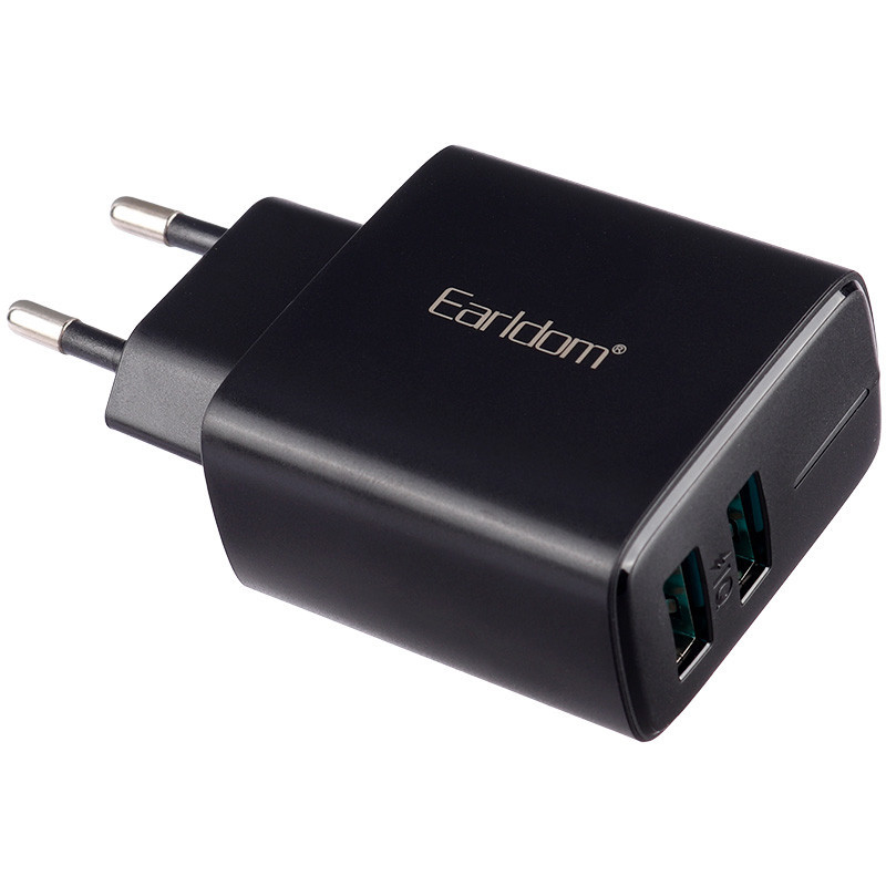 شارژر دیواری فست شارژ Earldom ES-EU15 2.4A 12W + کابل تایپ سی