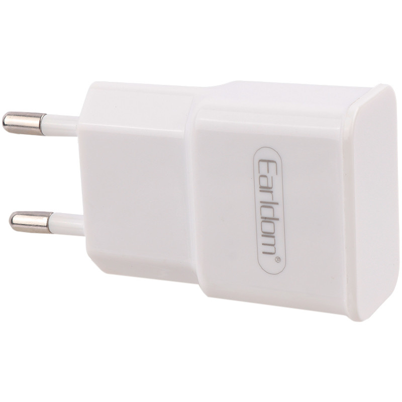 شارژر دیواری Earldom ES-EU7 2.1A 10.5W + کابل میکرو یو اس بی