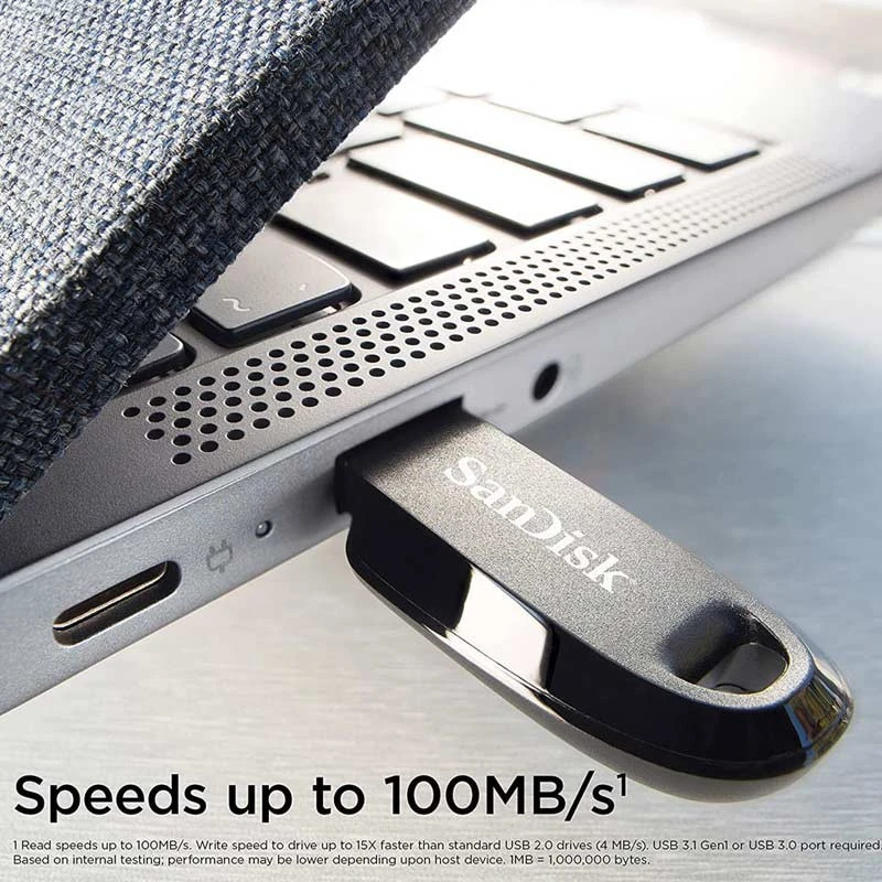 فلش 256 گیگ سن دیسک Sandisk Ultra Curve USB3.2