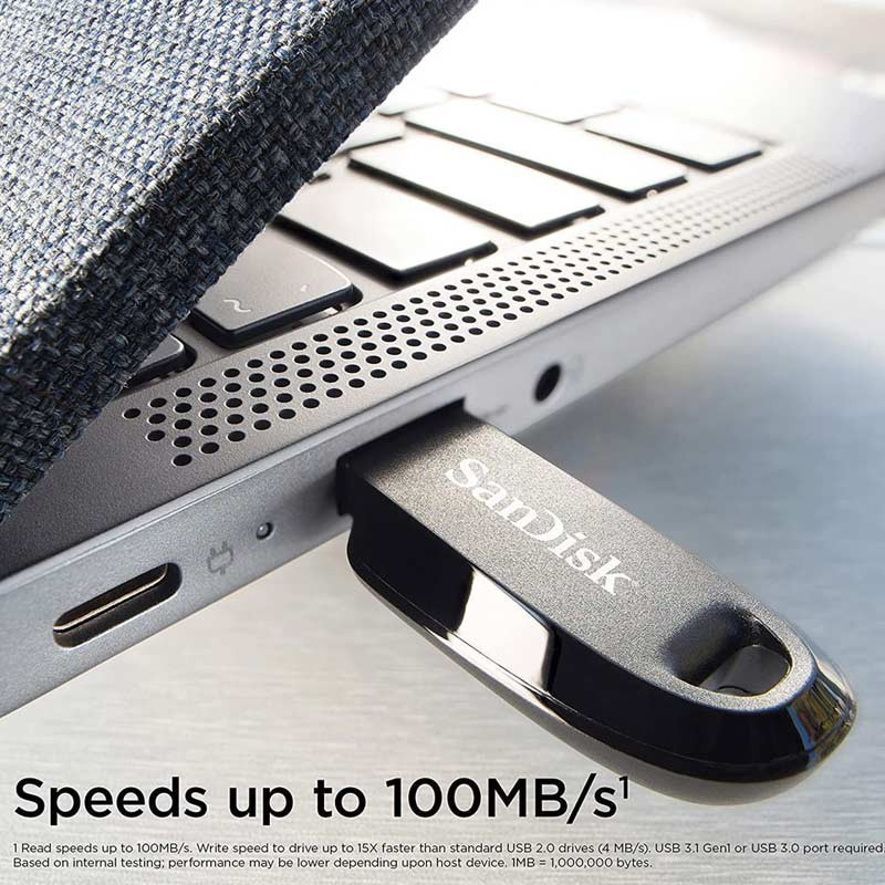 فلش 256 گیگ سن دیسک Sandisk Ultra Curve USB3.2