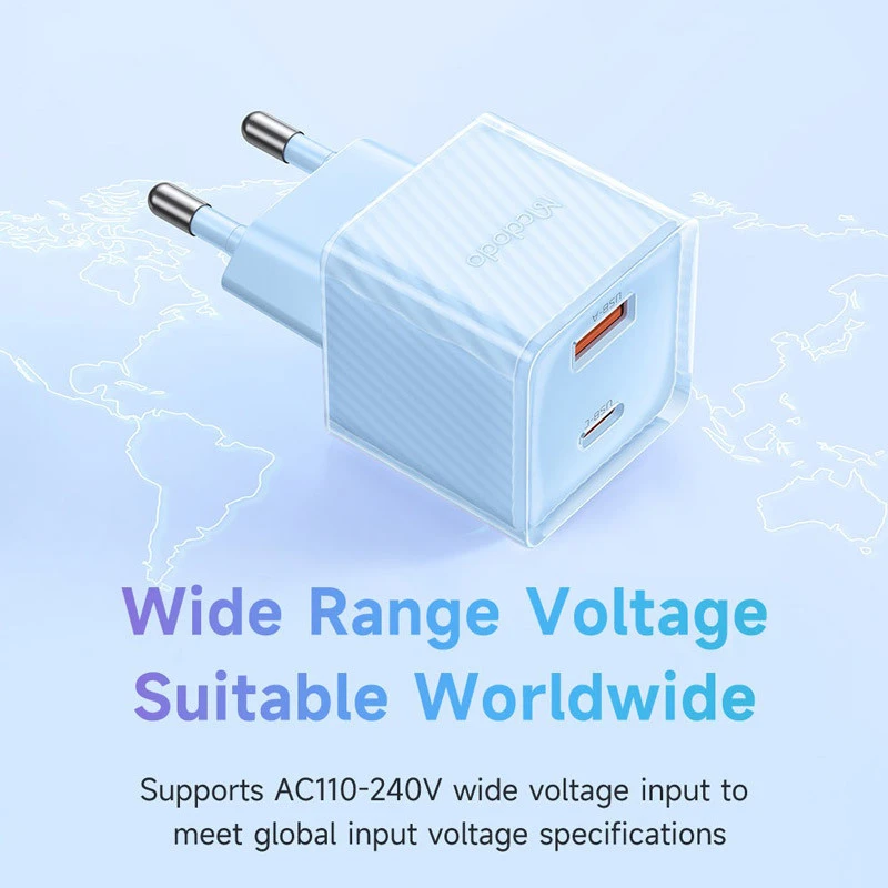 کلگی فست شارژ Mcdodo CH-415 2Port GaN 3A PD 33W