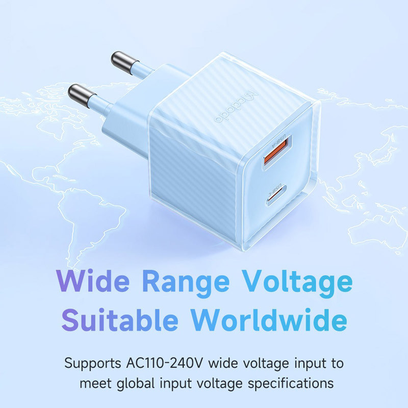 کلگی فست شارژ Mcdodo CH-415 2Port GaN 3A PD 33W