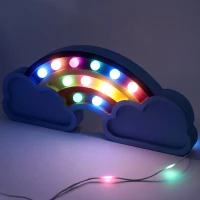 آباژور طرح رنگین کمان USB رنگی